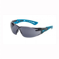 RUSH+ 2.0 SMALL Smoke PC Lens PLATINUM black/grey temples