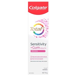 Colgate Total Sensitivity and Gum Toothpaste 115g Pack of 12