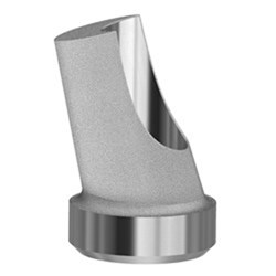 Angled abutment 15 Deg WP on implant Ext Hex universal
