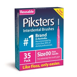 Piksters Interdental Brushes Pink Size 00 35pk