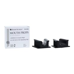 Henry Schein Mouth Prop Adult Black pkt 2