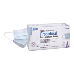 Henry Schein Procedure Mask Bl Level 2 Blue Box 50