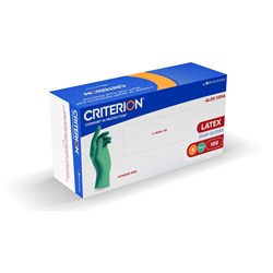 HS Criterion Aloe Gloves Latex Powder Free Green Small x 100