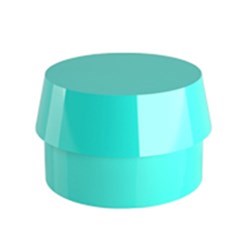 Ot Cap System Normal 2.25mm Dia Aqua Caps Strong Ret 6pk