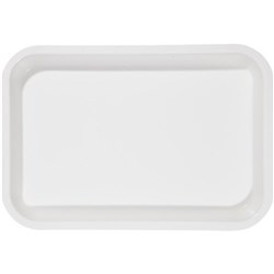 Mini Tray White 23.81 x 16.19 x 2.22cm