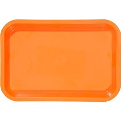 Mini Tray Neon Orange 23.81 x 16.19 x 2.22cm